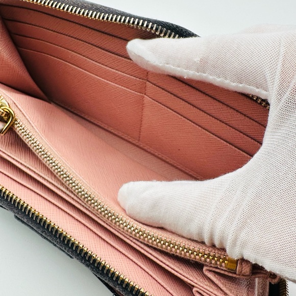 Prada Saffiano Zip Around Wallet - Picture 6 of 9